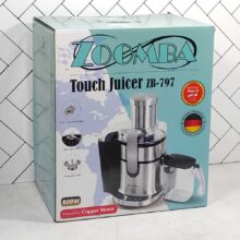 آبمیوه گیری تک کاره لمسی زومبا ZB-797 قدرت 800 وات