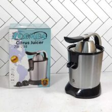 آب مرکبات گیر دسته هلالی زومبا مدل ZB-798 عصاره‌گیر قدرتمند ۶۰۰ وات